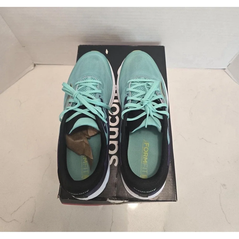 Saucony Ride 14 Shoes Girls 5.5M Mint